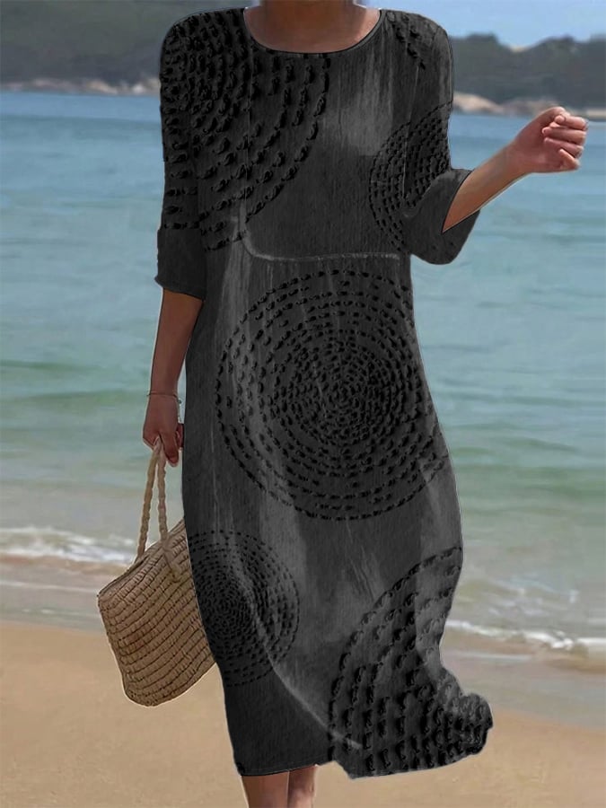 Teresa | Embroidered Relaxed Dress