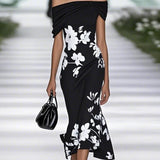 Emily | Elegant Floral Printed Dress