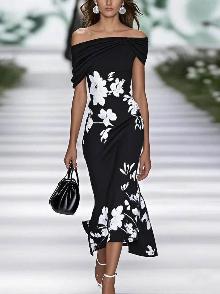 Emily | Elegant Floral Printed Dress
