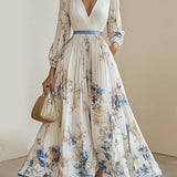 Hannah | Chiffon Floral Maxi Dress