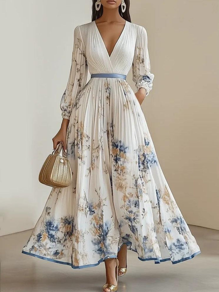 Hannah | Chiffon Floral Maxi Dress
