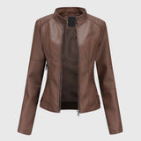 Helena | Elegant Leather Jacket