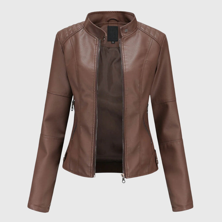 Helena | Elegant Leather Jacket