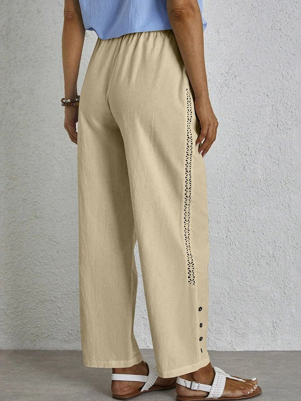 Sophie | Button-Detail Trousers