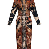 Monica | Printed Midi Dress