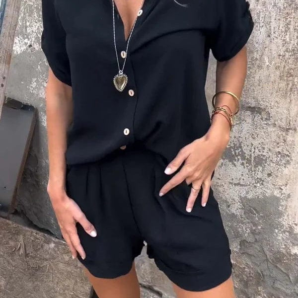 Madeleine | Breathable Button-Front Set