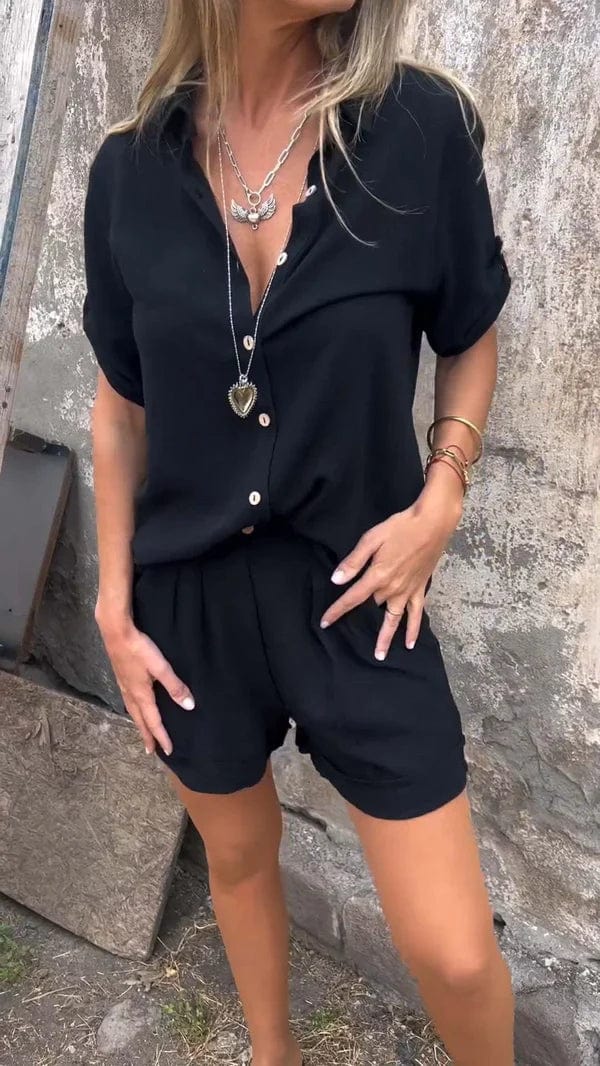 Madeleine | Breathable Button-Front Set