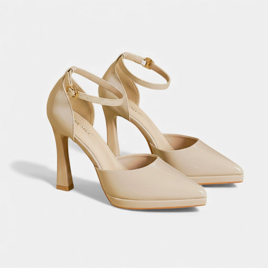 Leona | Leather Court Shoes