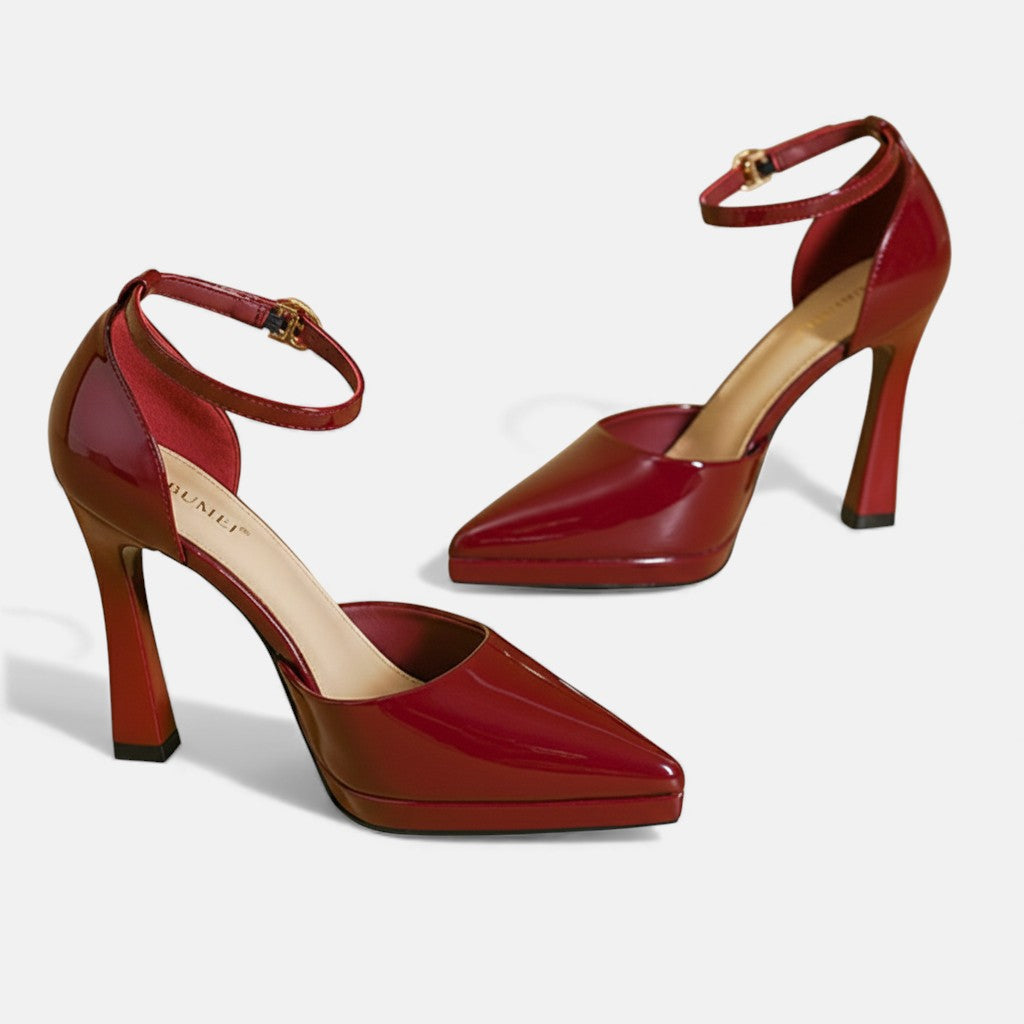 Leona | Leather Court Shoes