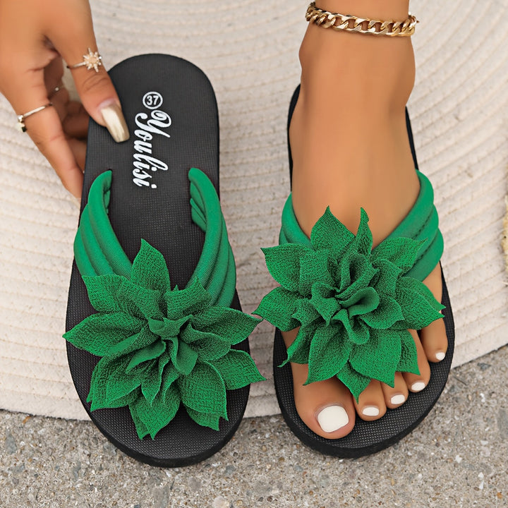 Rose | Elegant Floral Sandals