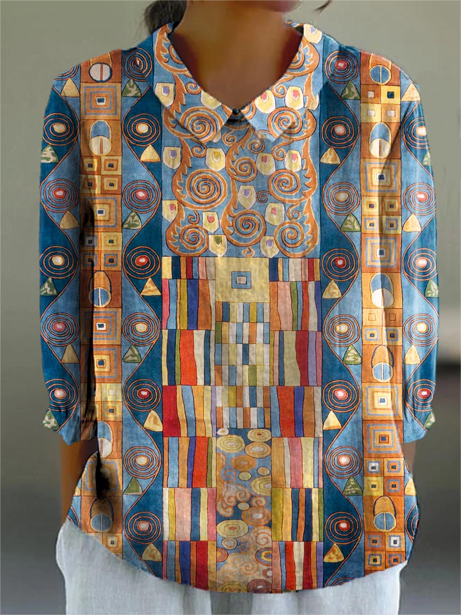 Hilary | Printed Blouse
