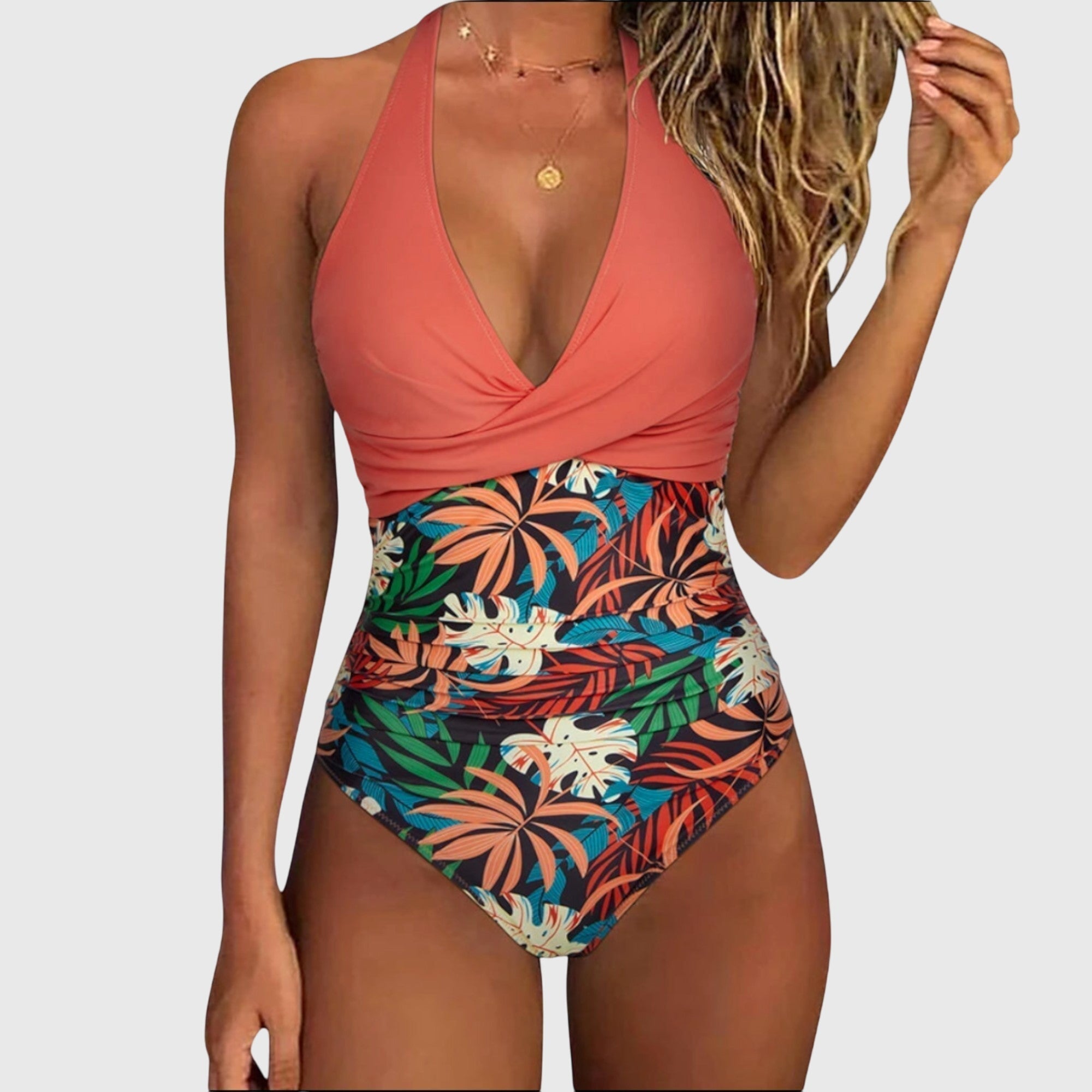 Joanna | Elegant V-Neck Swimwear