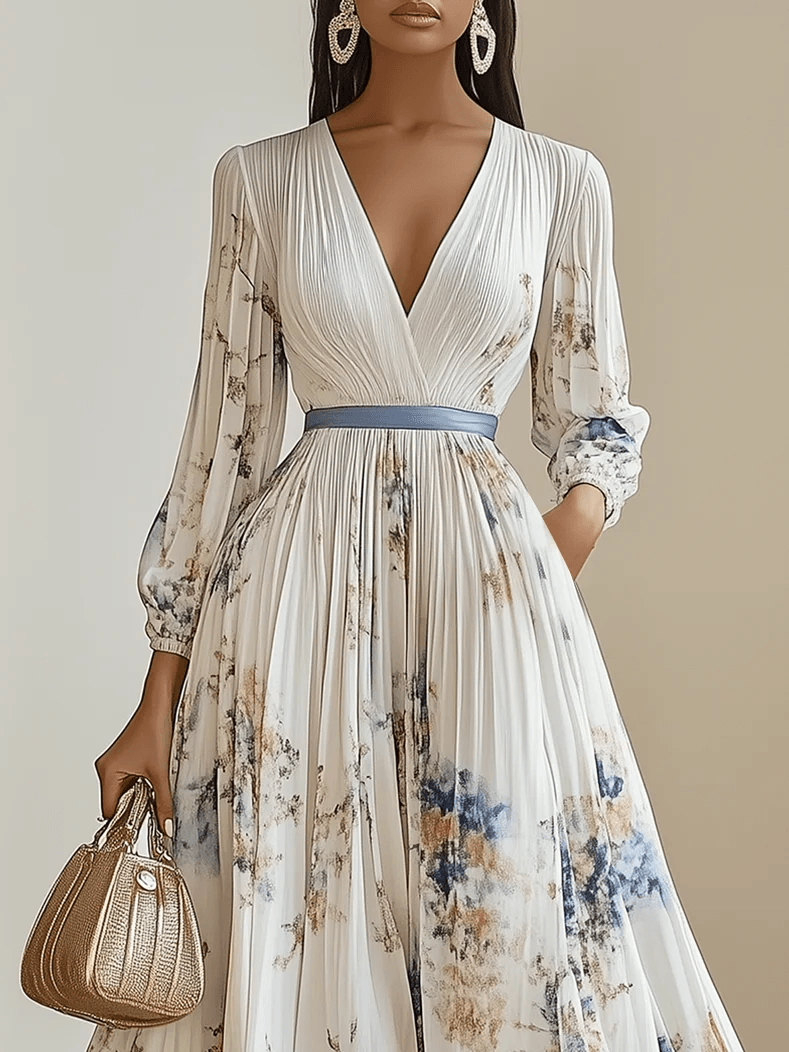 Hannah | Chiffon Floral Maxi Dress