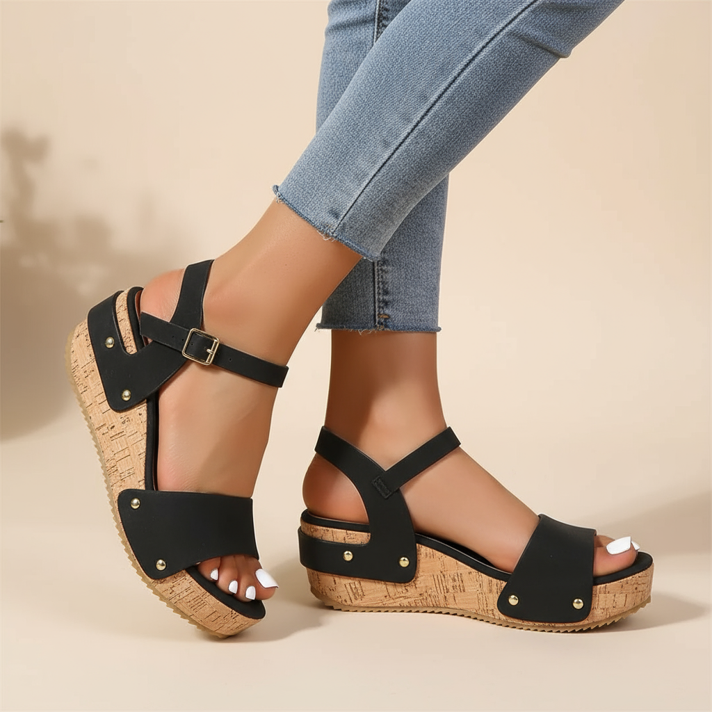 Juliet | Elegant Wedge Sandals