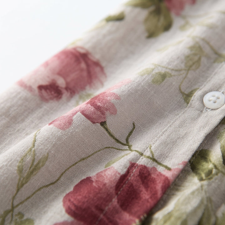 Emilia | Floral Lace-Up Dress