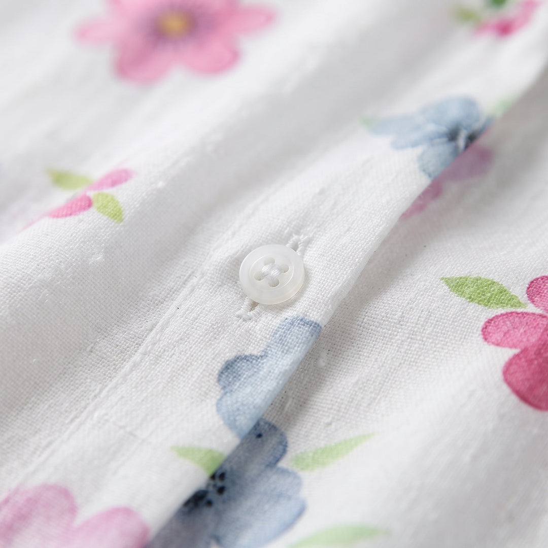 Marie | Floral Lace-Up Dress