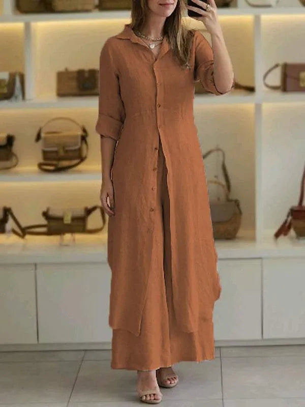 Lottie | Elegant Wide-Leg Set