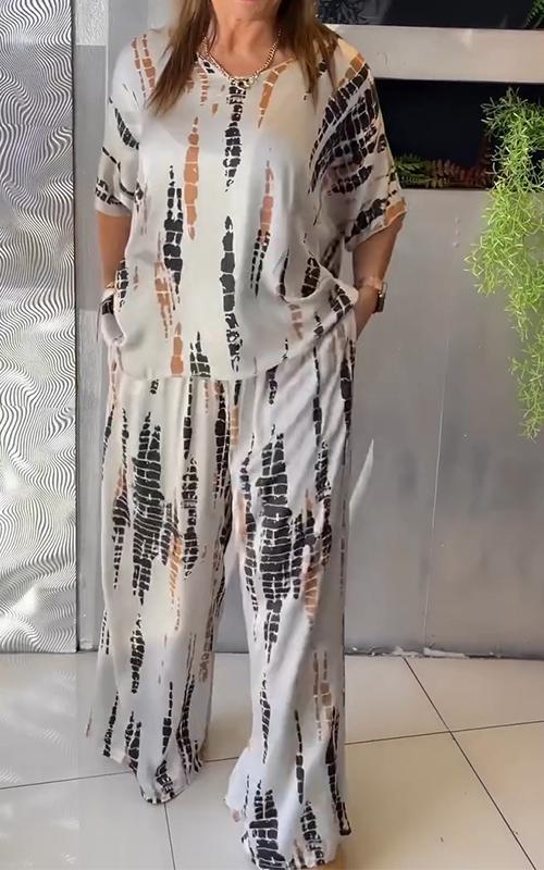 Hazel | Printed Relaxed Set