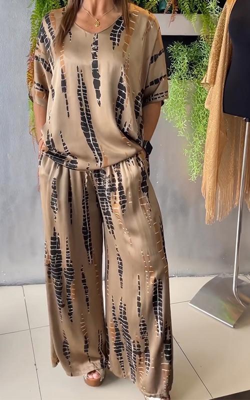Hazel | Printed Relaxed Set