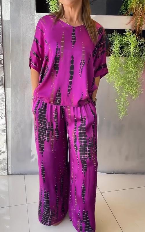 Hazel | Printed Relaxed Set