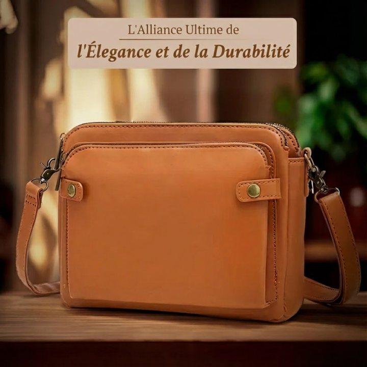 Lottie | Classic Leather Crossbody Bag