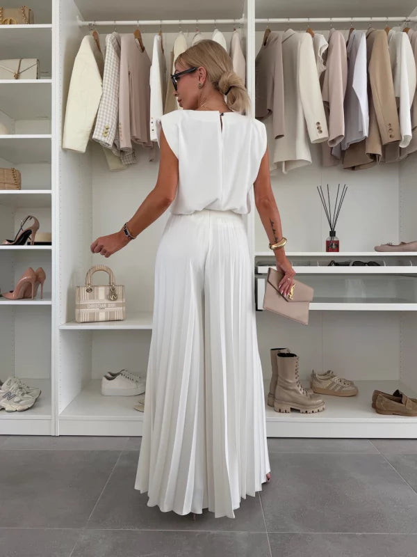 Madeleine | Elegant Pleated Set