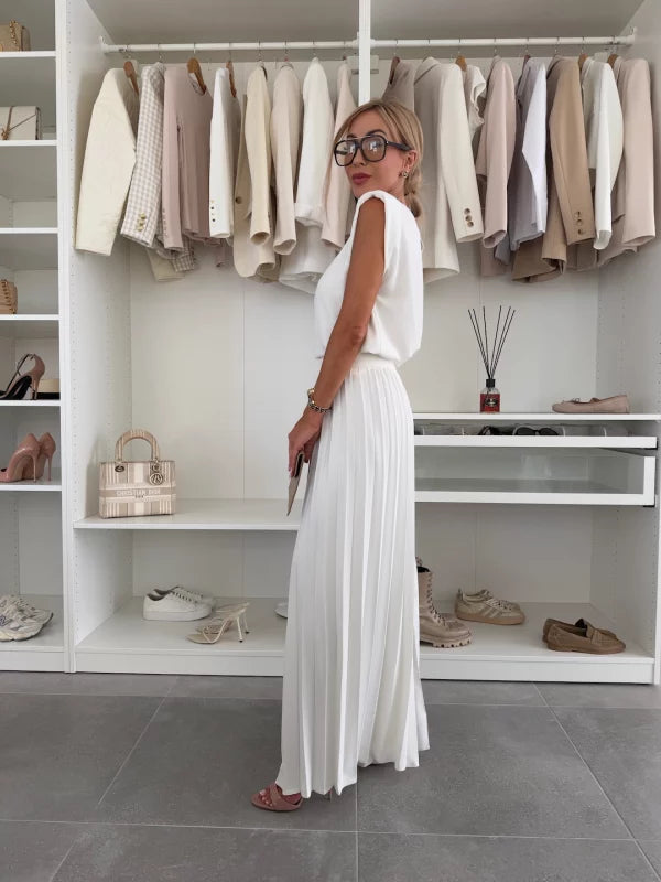 Madeleine | Elegant Pleated Set