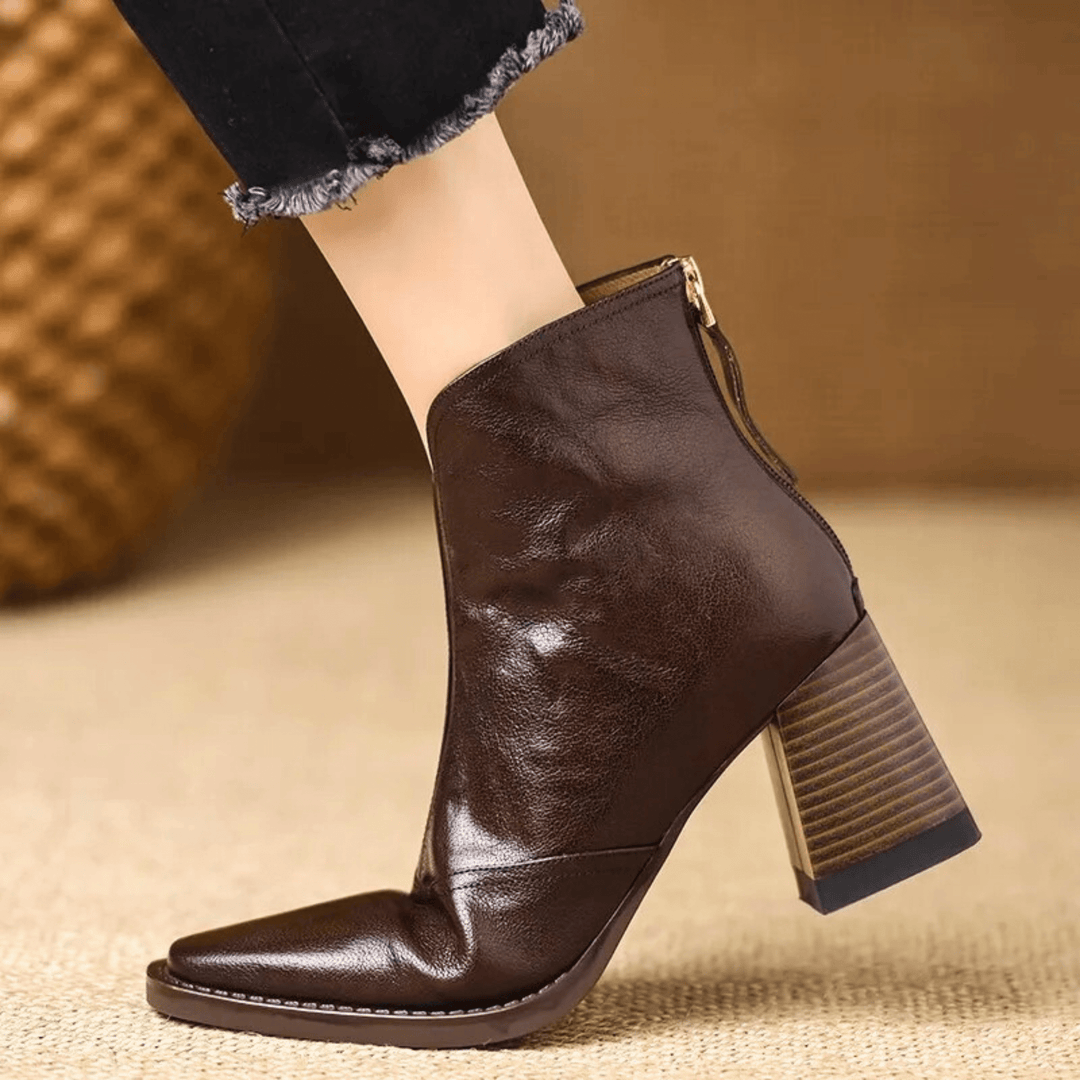 Audrey | Luxury Heeled Ankle Boots
